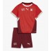 Maillot de foot Suisse Domicile vêtements enfant Europe 2024 Manches Courtes (+ pantalon court)